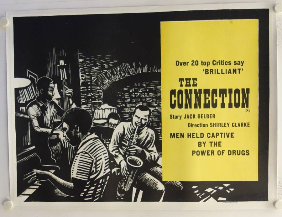 The Connection original release British Quad movie poster